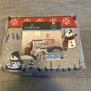 Queen CuddlDuds Flannel Sheets